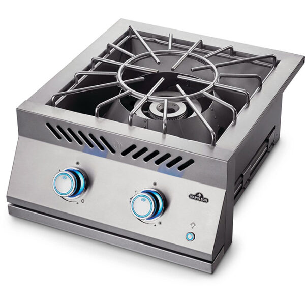 BUILT-IN 700 SERIES POWER BURNER WITH STAINLESS STEEL COVER