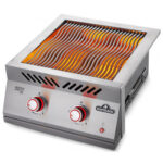 BUILT-IN 700 SERIES DUAL INFRARED BURNER WITH STAINLESS STEEL COVER